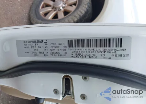 2015 Ram 2500 Longhorn z USA, uszkodzony, nr VIN 3C6UR5PL5FG524339